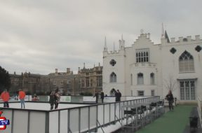 Ice Skating at Strawberry Hill House, Richmond
